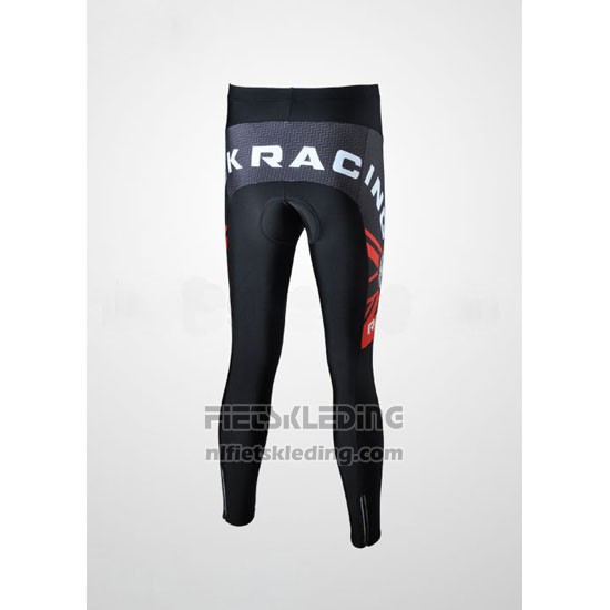 2010 Fietskleding Rock Racing Zwart en Rood Lange Mouwen en Koersbroek